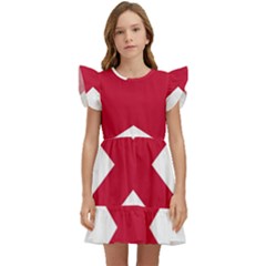 Anglo Irish Flag Kids  Winged Sleeve Dress by tony4urban