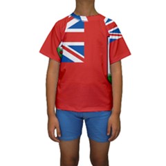 Bermuda Kids  Short Sleeve Swimwear by tony4urban