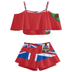 Bermuda Kids  Off Shoulder Skirt Bikini by tony4urban