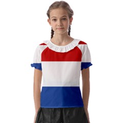 Netherlands Kids  Frill Chiffon Blouse by tony4urban