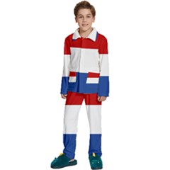 Netherlands Kids  Long Sleeve Velvet Pajamas Set