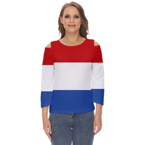 Netherlands Cut Out Wide Sleeve Top by tony4urban