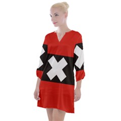 Amsterdam Open Neck Shift Dress by tony4urban