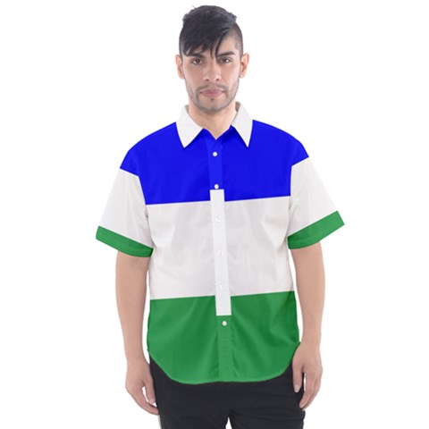 Ladinia Flag Men s Short Sleeve Shirt by tony4urban