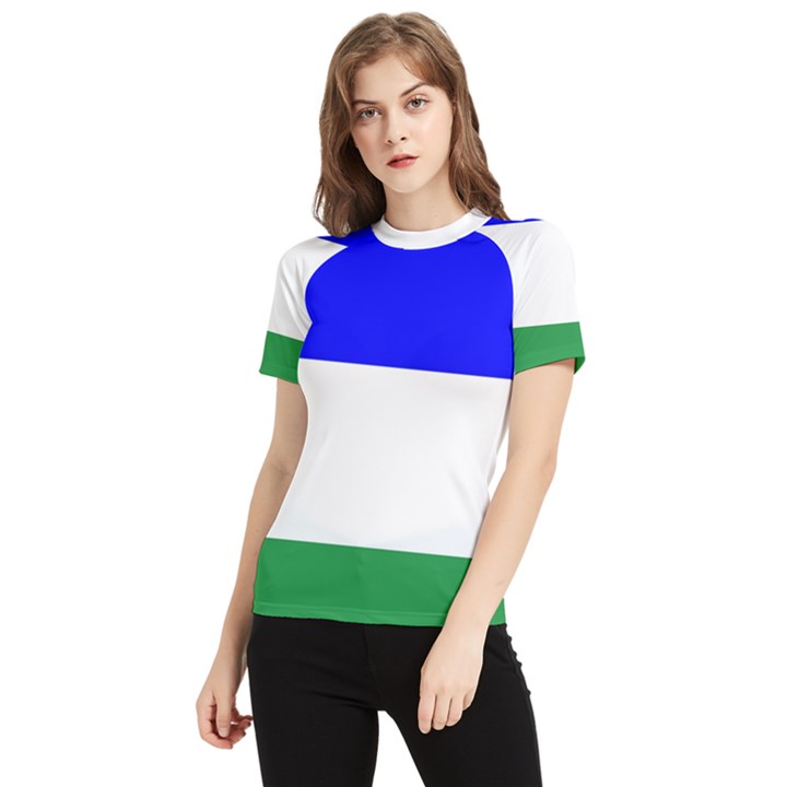 Ladinia Flag Women s Short Sleeve Rash Guard