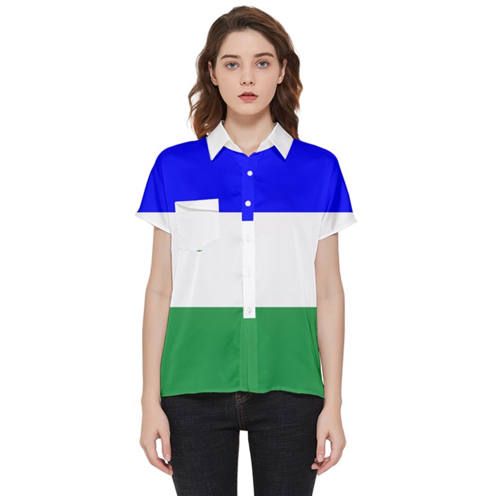 Ladinia Flag Short Sleeve Pocket Shirt