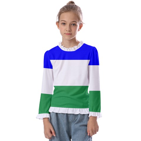 Ladinia Flag Kids  Frill Detail Tee by tony4urban