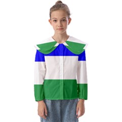 Ladinia Flag Kids  Peter Pan Collar Blouse