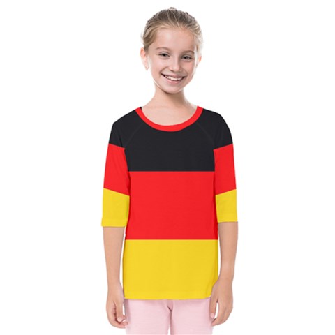 Germany Kids  Quarter Sleeve Raglan Tee by tony4urban