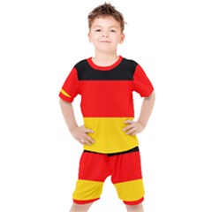 Germany Kids  Tee And Shorts Set by tony4urban