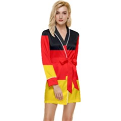 Germany Long Sleeve Satin Robe by tony4urban