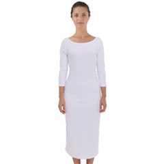 Ireland Quarter Sleeve Midi Bodycon Dress by tony4urban