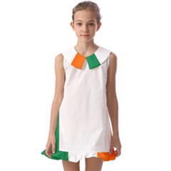 Ireland Kids  Pilgrim Collar Ruffle Hem Dress by tony4urban