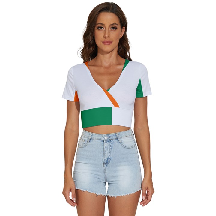 Ireland V-Neck Crop Top