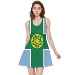 Derbyshire Flag Inside Out Reversible Sleeveless Dress by tony4urban