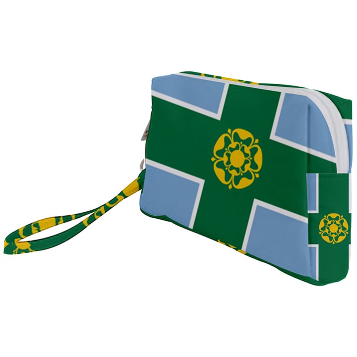 Derbyshire Flag Wristlet Pouch Bag (Small)