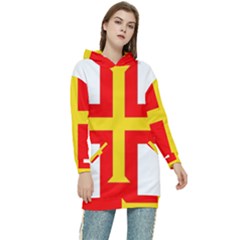 Guernsey Women s Long Oversized Pullover Hoodie by tony4urban