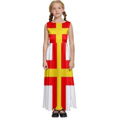 Guernsey Kids  Satin Sleeveless Maxi Dress by tony4urban