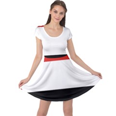 Kujawsko-pomorskie Flag Cap Sleeve Dress by tony4urban