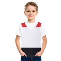 Kujawsko-pomorskie Flag Kids  Basketball Tank Top by tony4urban