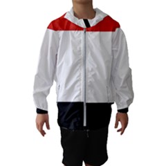 Kujawsko-pomorskie Flag Kids  Hooded Windbreaker by tony4urban