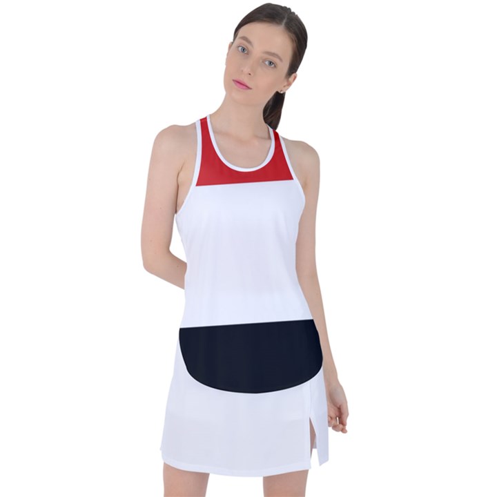 Kujawsko-pomorskie Flag Racer Back Mesh Tank Top