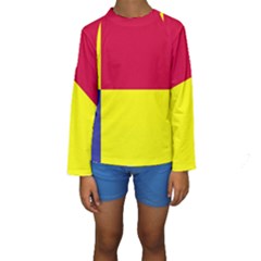 Kosicky Flag Kids  Long Sleeve Swimwear by tony4urban