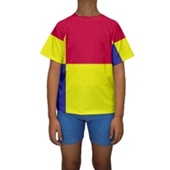 Kosicky Flag Kids  Short Sleeve Swimwear by tony4urban