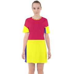 Kosicky Flag Sixties Short Sleeve Mini Dress by tony4urban