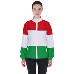 Hungary Women s High Neck Windbreaker by tony4urban