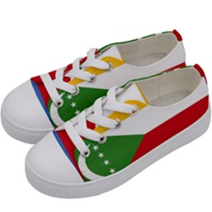 Comoros Kids  Low Top Canvas Sneakers by tony4urban