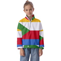 Comoros Kids  Half Zip Hoodie by tony4urban