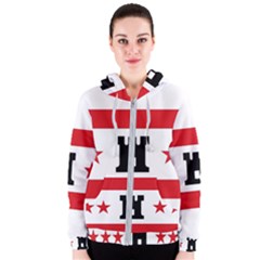 Drenthe Flag Women s Zipper Hoodie by tony4urban