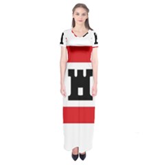 Drenthe Flag Short Sleeve Maxi Dress by tony4urban