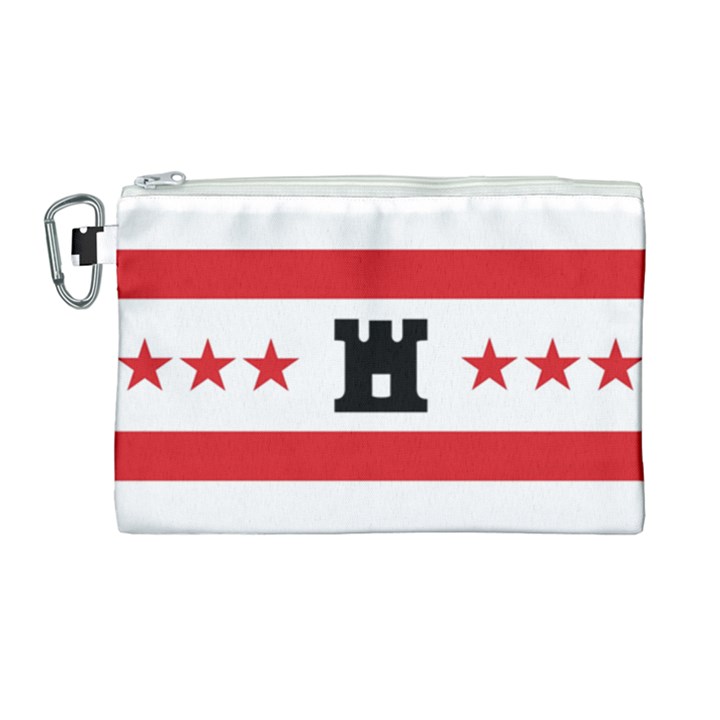 Drenthe Flag Canvas Cosmetic Bag (Large)