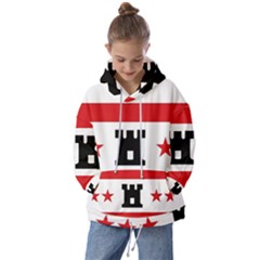 Drenthe Flag Kids  Oversized Hoodie by tony4urban