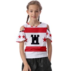 Drenthe Flag Kids  Butterfly Cutout Tee by tony4urban