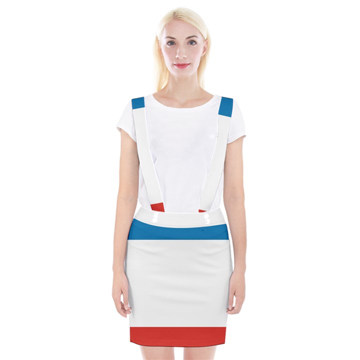 Crimea Flag Braces Suspender Skirt