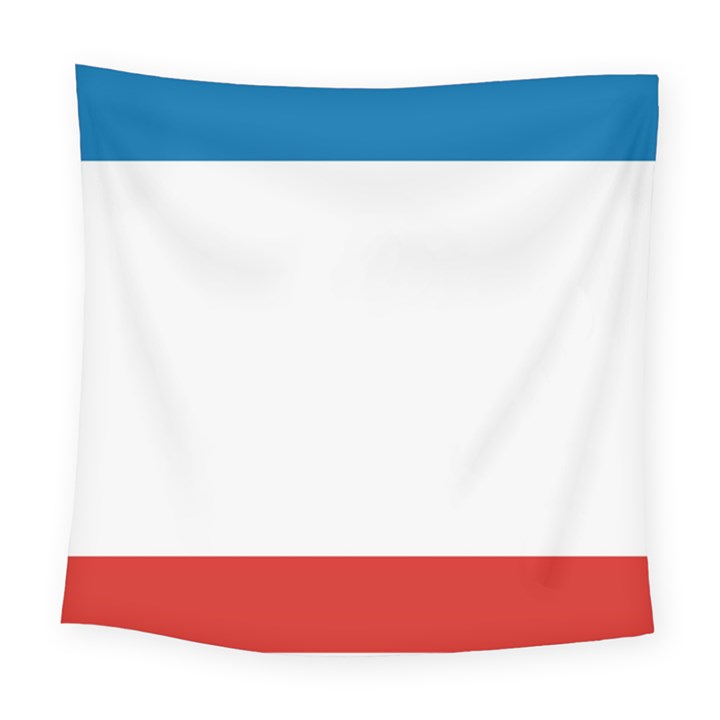 Crimea Flag Square Tapestry (Large)