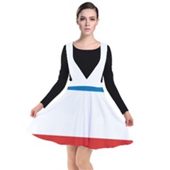 Crimea Flag Plunge Pinafore Dress by tony4urban