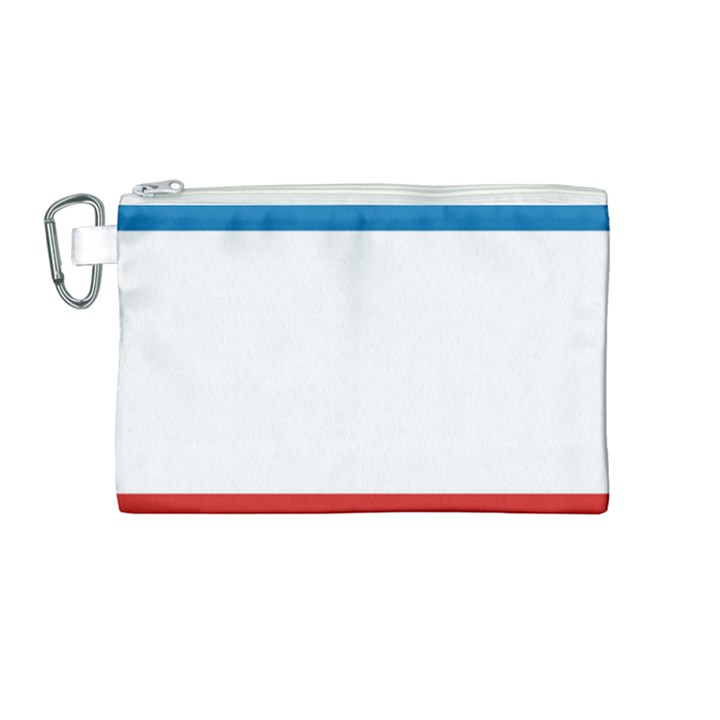 Crimea Flag Canvas Cosmetic Bag (Medium)