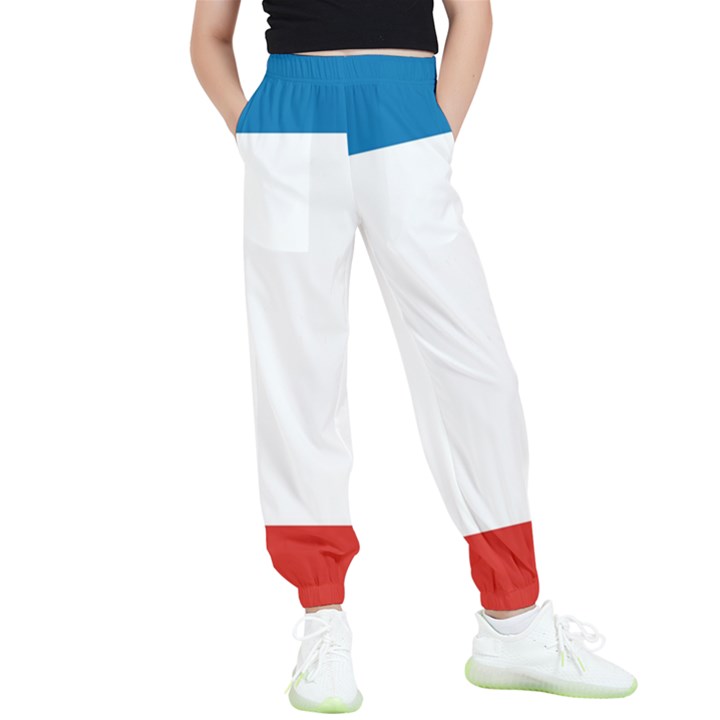 Crimea Flag Kids  Elastic Waist Pants