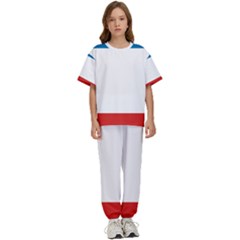 Crimea Flag Kids  Tee And Pants Sports Set