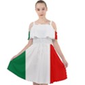 Italy Cut Out Shoulders Chiffon Dress View1