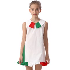 Italy Kids  Pilgrim Collar Ruffle Hem Dress by tony4urban