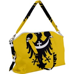 Dolnoslaskie Flag Canvas Crossbody Bag by tony4urban