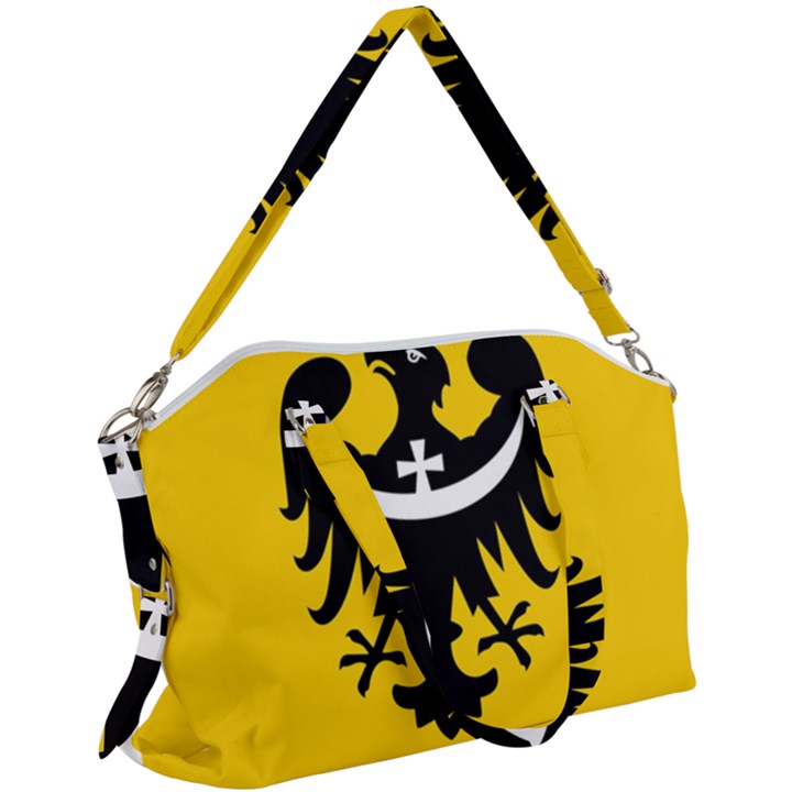 Dolnoslaskie Flag Canvas Crossbody Bag