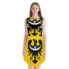 Dolnoslaskie Flag Sleeveless Chiffon Dress   by tony4urban