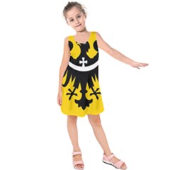 Dolnoslaskie Flag Kids  Sleeveless Dress by tony4urban