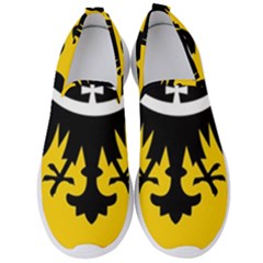 Dolnoslaskie Flag Men s Slip On Sneakers by tony4urban